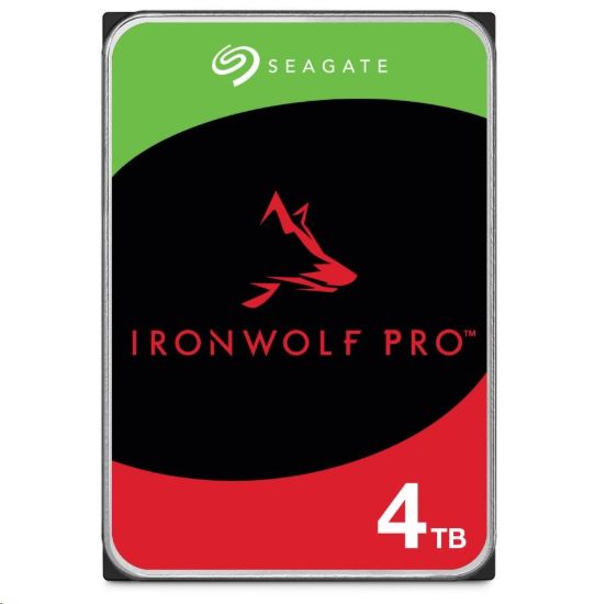 Obrázek SEAGATE HDD 4TB IRONWOLF PRO (NAS), 3.5", SATAIII, 7200 RPM, Cache 256MB