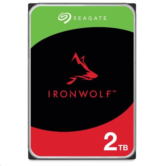 Obrázek SEAGATE HDD 2TB IRONWOLF (NAS), 3.5", SATAIII, 5400 RPM, Cache 256MB