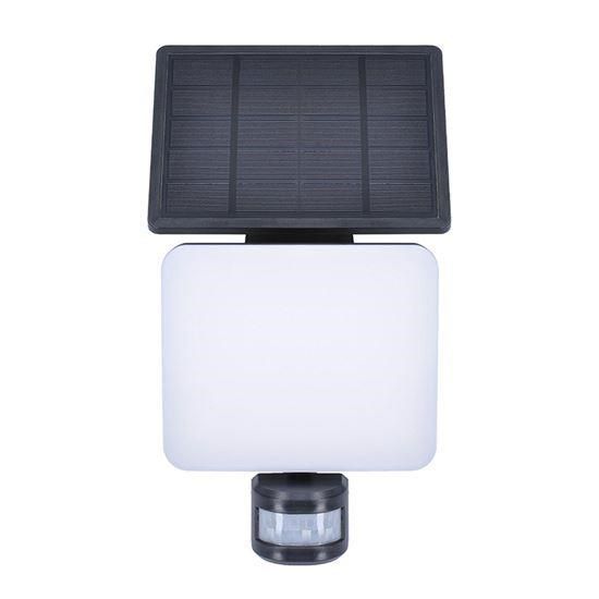 Obrázek Solight LED solární osvětlení se senzorem, 11W, 1200lm, 3 CCT, Li- Ion, černá