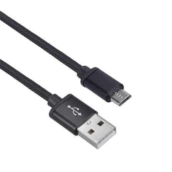 Obrázek Solight USB kabel, USB 2.0 A konektor - USB B micro konektor, blistr, 2m