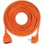 Obrázek Solight 1z prodlužovací přívod - spojka, 15m, 3 x 1, 5mm2, oranžová