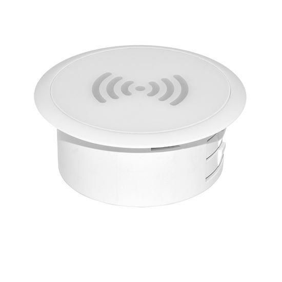 Obrázek Solight bezdrátová vestavná nabíječka 15W, bílá