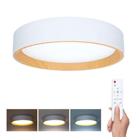 Obrázek Solight LED osvětlení s dálkovým ovladačem Larios White, 48W, 3360lm, 39cm, změna chromatičnosti, stmívatelné
