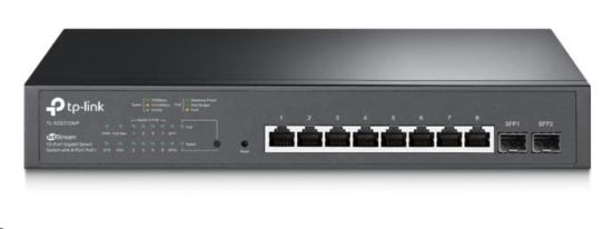 Obrázek TP- Link OMADA switch SG2210MP (8xGbE, 2xSFP, 8xPoE+, 150W, fanless)