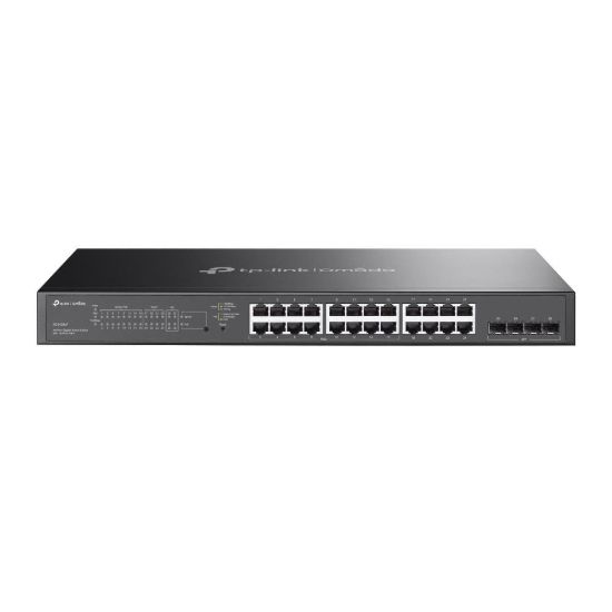 Obrázek TP- Link OMADA switch SG2428LP (24xGbE, 4xSFP, 16xPoE+, 150W, fanless)