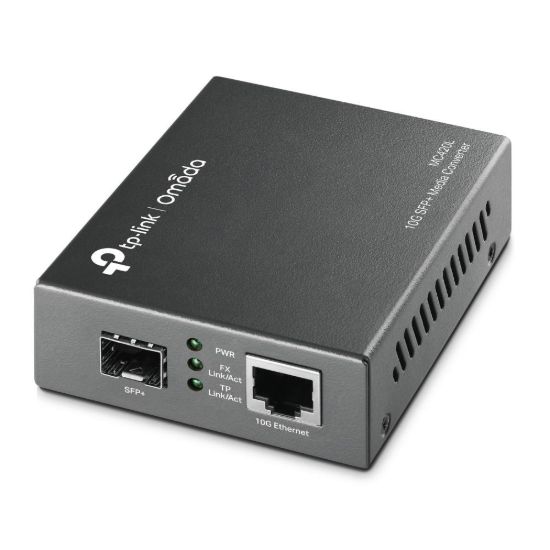 Obrázek TP- Link OMADA MC420L media konvertor (1x10GbE, 1xSFP+, MM/ SM, 550nm/ 1310nm, 550m/ 20km)