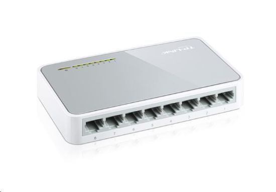 Obrázek TP- Link switch TL- SF1008D (8x100Mb/ s, fanless)