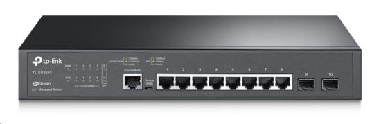 Obrázek TP- Link OMADA switch SG3210 (8xGbE, 2xSFP, 2xConsole, fanless)