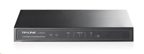 Obrázek TP- Link TL- R470T+ směrovač s rozdělováním zátěže (1xWAN, 1xLAN, 3xWAN/ LAN)