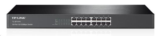 Obrázek TP- Link switch TL- SF1016 (16x100Mb/ s, fanless)