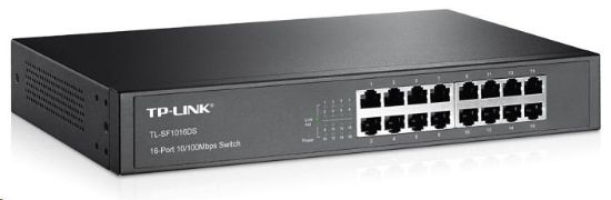 Obrázek TP- Link switch TL- SF1016DS (16x100Mb/ s, fanless)