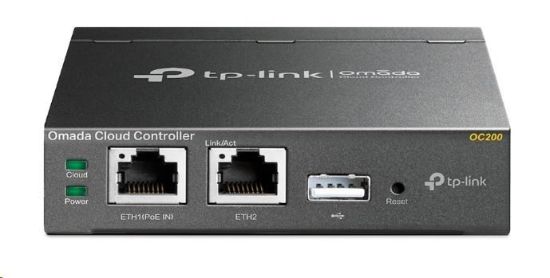 Obrázek TP- Link OC200 Omada Hardware Controller (2x100Mb/ s LAN, 1xPoE- in, 1xUSB2.0, 1xmicroUSB)