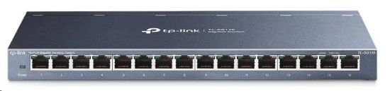 Obrázek TP- Link switch TL- SG116 (16xGbE, fanless)