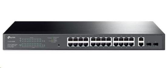 Obrázek TP- Link Easy Smart switch TL- SG1428PE (26xGbE, 2xSFP, 24xPoE+, 250W)