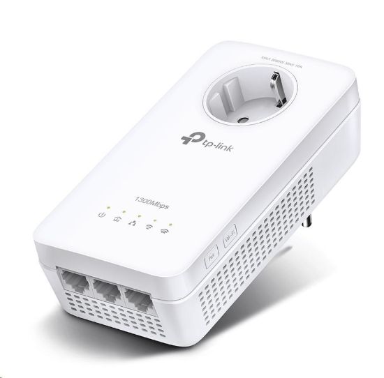 Obrázek TP- Link TL- WPA8631P OneMesh/ EasyMesh WiFi5 průchozí powerline adaptér (AC1200, AV1300, 2, 4GHz/ 5GHz, 3xGbELAN)