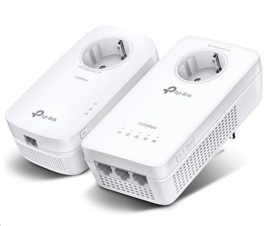 Obrázek TP- Link TL- WPA8631PKIT OneMesh/ EasyMesh WiFi5 průchozí powerline set (AC1200, AV1300, 2, 4GHz/ 5GHz, 3xGbELAN)