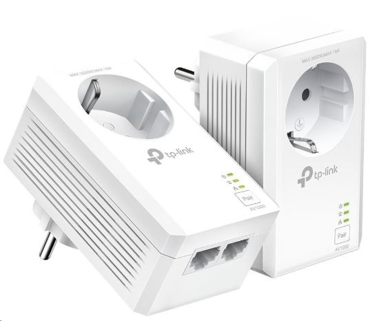 Obrázek TP- Link TL- PA7027PKIT průchozí powerline set (AV1000, 2xGbE, HomePlug AV2)