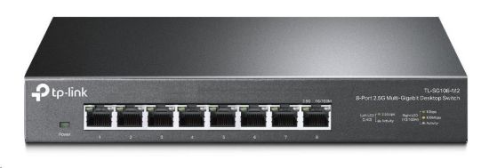 Obrázek TP- Link switch TL- SG108- M2 (8x2, 5GbE, fanless)