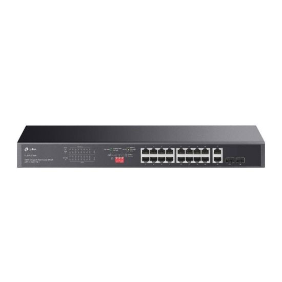 Obrázek TP- Link CCTV switch TL- SG1218MP (16xGbE, 2xGbE/ 2xSFP combo, 16xPoE+, 250W)