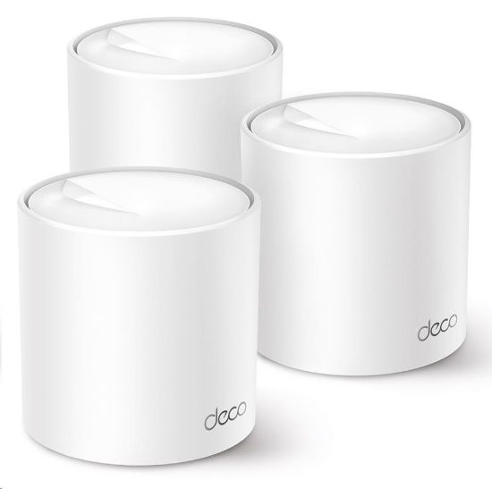 Obrázek TP- Link Deco X50(3- pack) WiFi6 Mesh (AX3000, 2, 4GHz/ 5GHz, 3xGbELAN/ WAN)