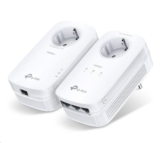 Obrázek TP- Link TL- PA8033P KIT průchozí powerline set (AV1300, 3xGbE, 1xGbE, HomePlug AV2)
