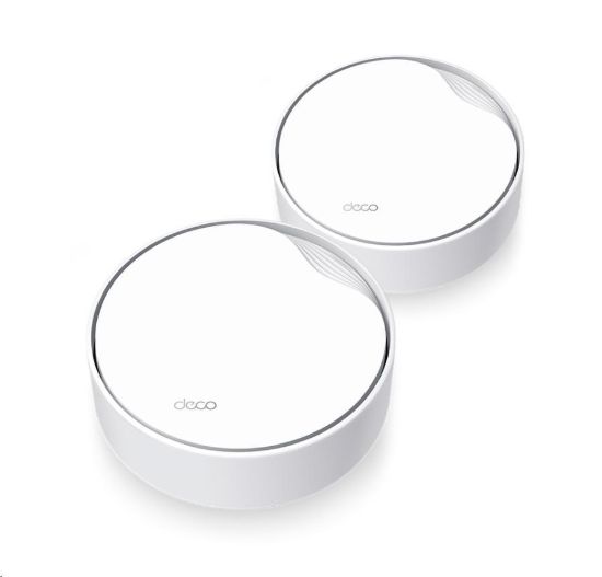Obrázek TP- Link Deco X50- PoE (2- pack) WiFi6 Mesh (AX3000, 2, 4GHz/ 5GHz, 1x2, 5GbELAN/ WAN, 1xGbELAN/ WAN, 1xPoE)