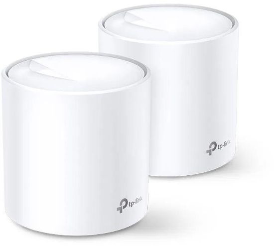 Obrázek TP- Link Deco X60(2- pack) WiFi6 Mesh (AX5400, 2, 4GHz/ 5GHz, 2xGbELAN/ WAN)