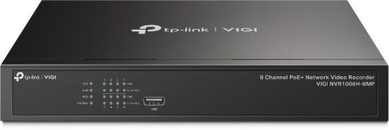 Obrázek TP- Link VIGI NVR1008H- 8MP, videorekordér, 8 channels, 8xPoE, 1x100Mb/ s LAN, 1xVGA, 1xHDMI, 2xUSB2.0