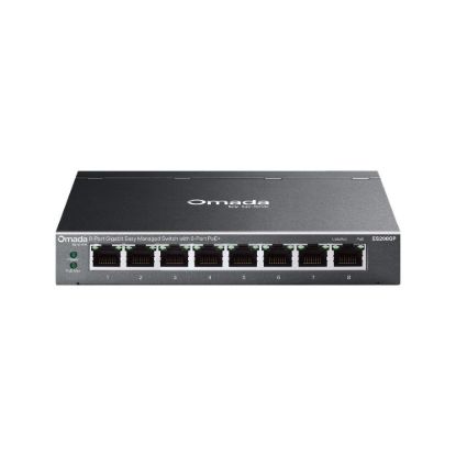 Obrázek TP- Link OMADA switch ES208GP (8xGbE, 8xPoE+, 64W, fanless)