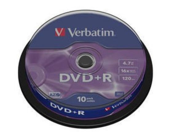 Obrázek VERBATIM DVD+R(10- Pack)Spindle/ General Retail/ 16x/ 4.7GB