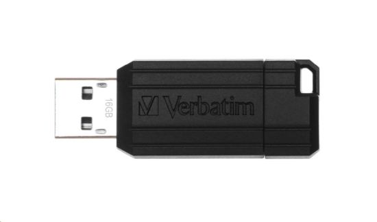 Obrázek VERBATIM Flash Disk 16GB Store 'n' Go PinStripe, černá
