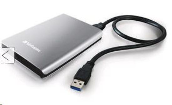 Obrázek VERBATIM Externí HDD 1TB Store 'n' Go USB 3.0 , stříbrný
