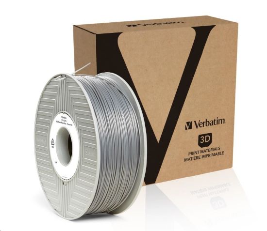 Obrázek VERBATIM 3D Printer Filament ABS 1.75mm, 404m, 1kg silver/ metal grey (OLD PN 55016)