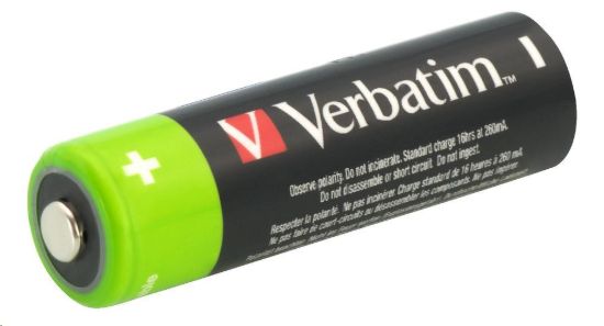 Obrázek VERBATIM Nabíjecí baterie AA Premium 4- Pack 2500 mAh