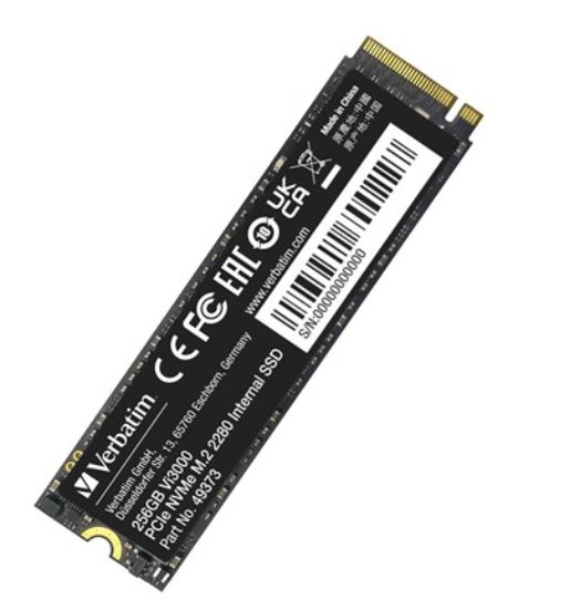 Obrázek VERBATIM SSD Vi3000 Internal PCIe NVMe M.2 SSD 256GB , W 1300/ R 3300 MB/ s