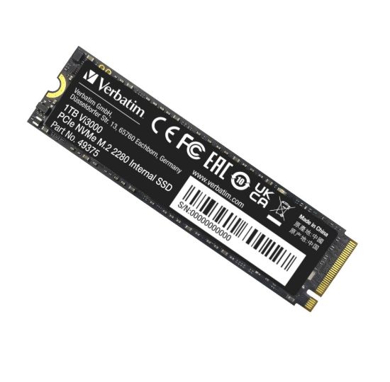 Obrázek VERBATIM SSD Vi3000 Internal PCIe NVMe M.2 SSD 1TB , W 3000/ R 3300 MB/ s