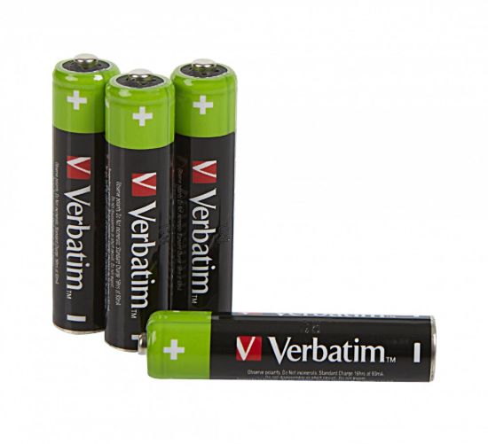 Obrázek VERBATIM Nabíjecí baterie AAA Premium 4- Pack 950mAh HR03