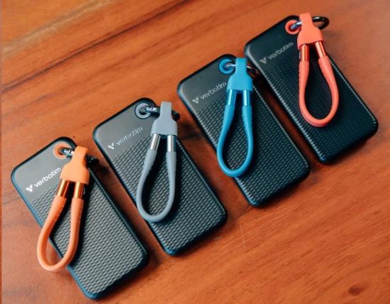 Obrázek VERBATIM externí SSD 1TB Pocket USB3.2 Gen 2, černá/ šedá