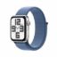 Obrázek APPLE Watch SE GPS 44mm Silver Aluminium Case with Winter Blue Sport Loop