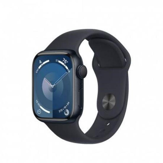 Obrázek APPLE Watch Series 9 GPS 41mm Midnight Aluminium Case with Midnight Sport Band - M/ L