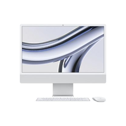 Obrázek APPLE 24- inch iMac with Retina 4.5K display: M3 chip with 8- core CPU and 10- core GPU, 256GB SSD - Silver